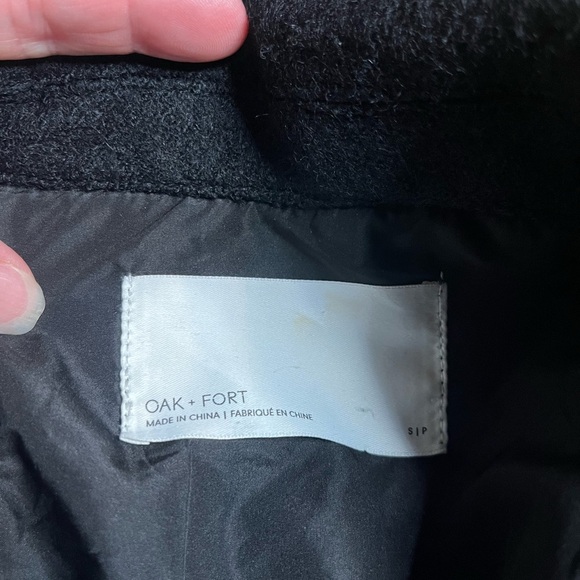 EUC Oak + Fort- 100% Wool Long Shacket. Size S - Picture 3 of 9